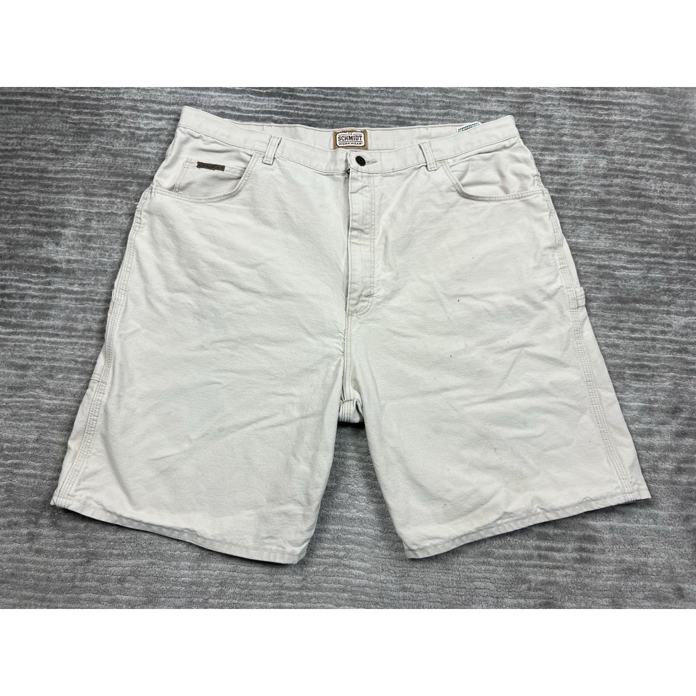 C.E. Schmidt Workwear Shorts Womens 42 Beige Carpenter Cotton Outdoor